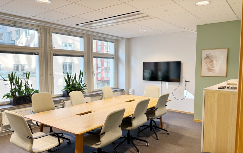 Mötesrum i coworking i Stockholm